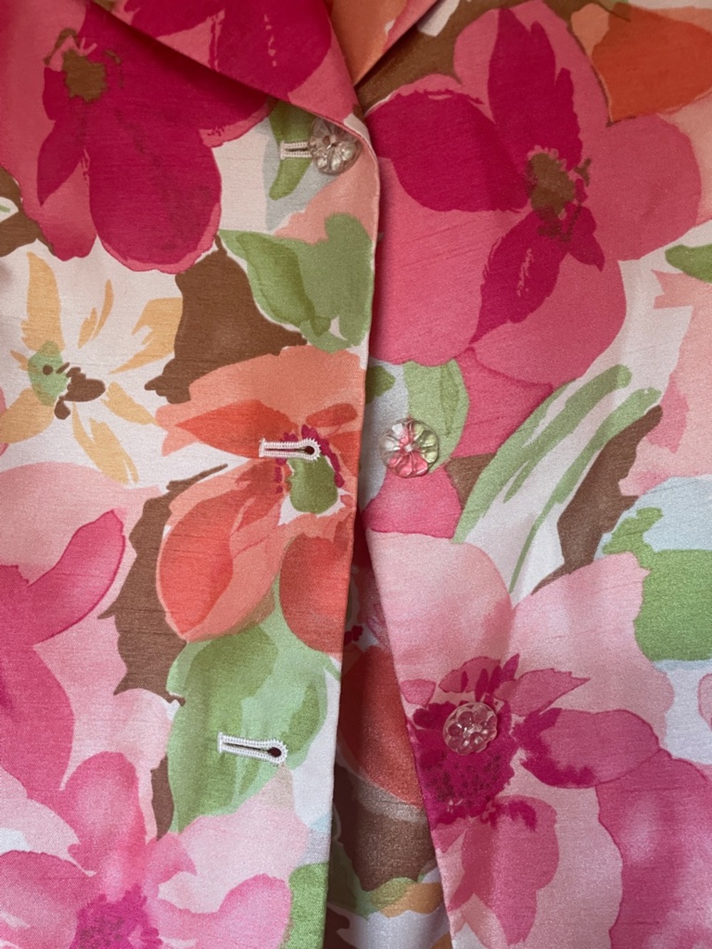 Le Suit Pink Coral Floral Women's Blazer
And Skirt Suit - Picture 3 of 5